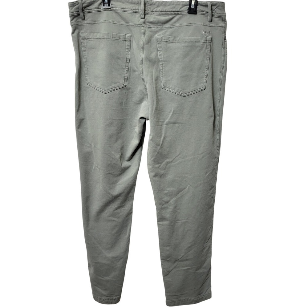 Swet Tailor Duo Pants Men's 38x32 Gray Stretch Golf Comfort Performance 5 Pocket